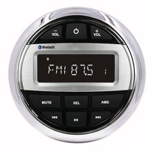 -Marine-Stereo-Bootsradio, Wasserdichter FM AM-Digital-Media-Audio-Player für Yachtanzeige, ATV, UTV, Karren, Motorrad