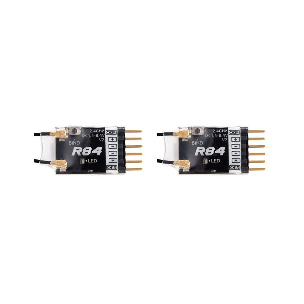 2X For Radiomaster R84 V2 4Ch Compatible Pwm Rc Receiver For Frsky D8 D16 Sfhss Radiomaster Tx12 T16s Transmitter 4714185128089