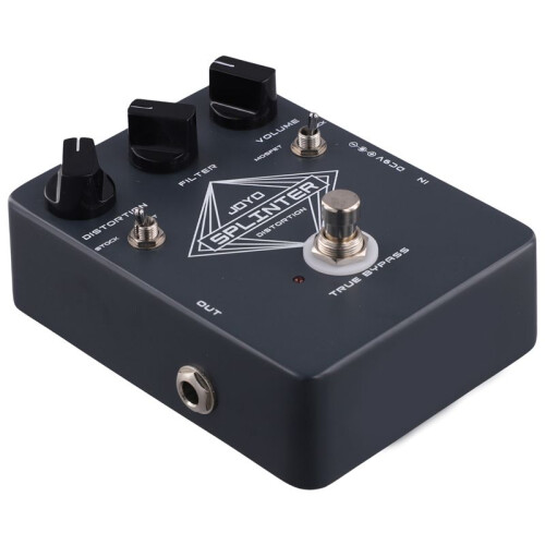 JOYO JF-21 Splinter Classic Distortion Guitar Pedal Fuzz & Distortion Effect Pedal with DISTORTION/FILTER/VOLUME Knobs