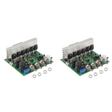 2X Carte D'Amplificateur Audio Carte D'Amplificateur de Caisson de Basses Haute Puissance 2,1 Canaux 240W AMP Dual AC18 - Cinéma Maison 24V