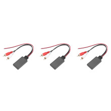 3X Auto Universal Drahtlos  Modul Musik Adapter Rca Aux Audio Kabel