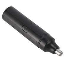 Rechargeable Black Electric Nose Hair Trimmer for Men & Women, 500mAh