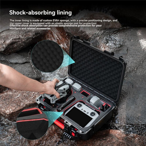 STARTRC Hard Case for   5 PRO Remote Control Storage Case Waterproof Carrying Case Portable Suitcase Drone Accessories