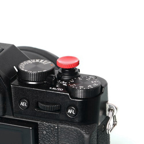 2 Pcs Camera Shutter Release Button Metal(Red & Silver) 2