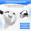 VR Headset Strap for  Quest 3 Adjustable Enhanced  Cushion Wearing  Strap for  Quest 3 2