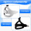 VR Headset Strap for  Quest 3 Adjustable Enhanced  Cushion Wearing  Strap for  Quest 3 6