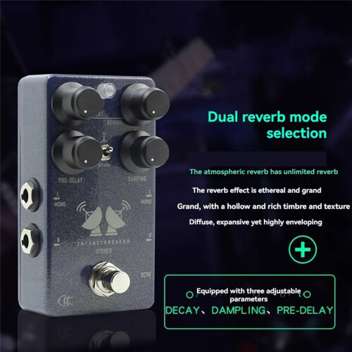 STEREO Gitarrbas-Effektpedal Noise Gate-Kanal Preamp/Overdrive/Distortion-Pedal Gitarrbas-Effektpedal 2