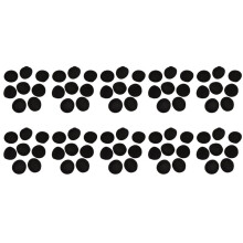 40 Pair 55mm Replacement Earphone Pad Covers for Headset Headphone Black