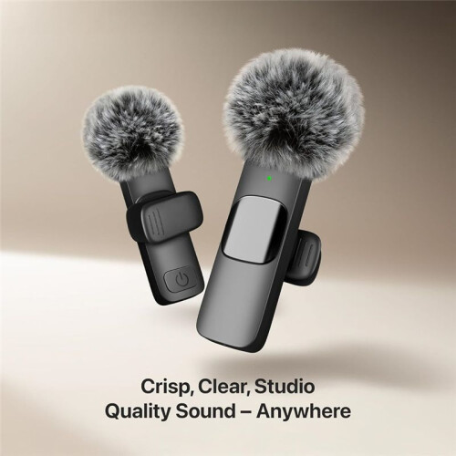 Wireless Lavalier Microphone Wireless Microphone for ,, Android, for Video Recording Vlog Podcast 2