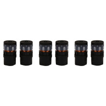N-813 6 PCS Cartouche de Microphone Microphones Dynamiques Core Capsule Universal Mic Remplacer Réparation