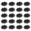 2000 Pcs Disposable Microphone Covers, Windscreen Mic Covers, Handheld Microphone Protective Cap for Karaoke 2