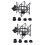 2X Microphone Shock Mount Adjustable Mount Recording Mic Stand Metal Bracket Pod Microphone Stand (Black) 1