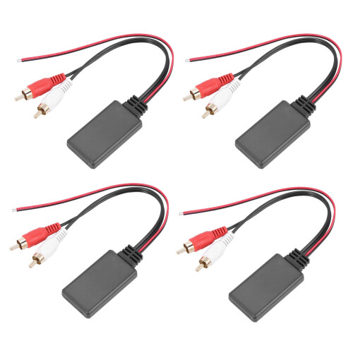 4X Car Universal Wireless  Module Music Adapter Rca Aux Audio Cable