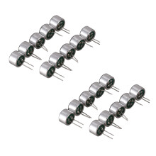 20 Stueck 9,7 mm x 7 mm 2 Pin MIC Capsule Elektret Kondensator Mikrofon