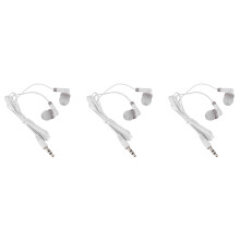 3pcs 3.5mm In-Ear Stereo Earbuds Headphone Earphone Headset for Mobile Phone MP4 MP3