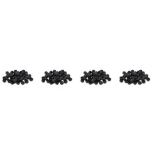 200 Pcs Black Earbuds Earpiece in Ear Buds Tip Cover Replacement