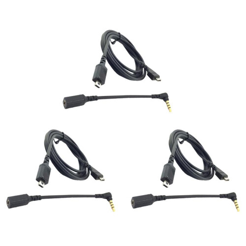 3X for  Arctis 3 5 7 9 XPro Headphone Cable, Replacement Sound Card Audio Cable