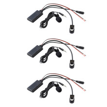 3X Auto  AUX Adapter Drahtloses Audio Telefonanruf Freisprechmikrofon für  KCA-121B AI-NET