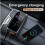Dual Screen Car Emergency  Power Inflatable Pump Multifunctional Portable Lighter 8000mAh 6