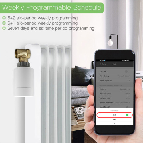 (Valve) Office Hotel Wireless Radiator Smart Actuator Programmable Digital 2