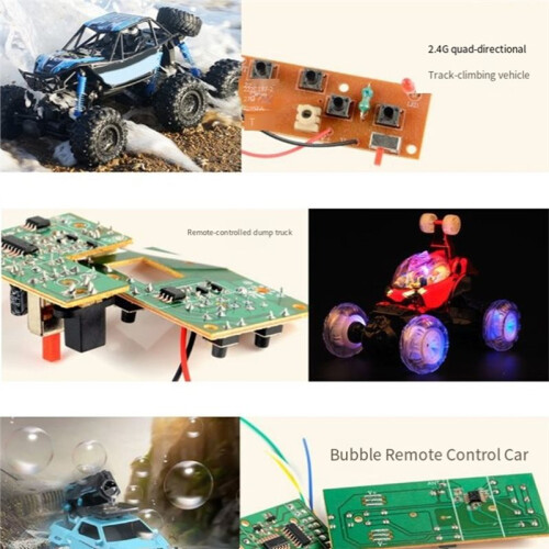 2.4G 4CH Remote Control Transmitter and Receiver Module Accessories Replacement for RC Remote Control Car