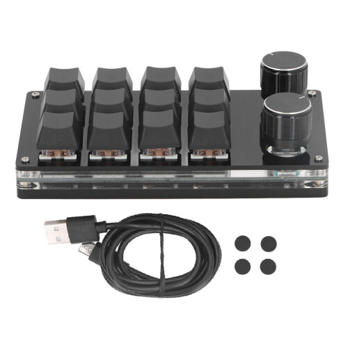 Macro Pad με κουμπί Ευρύ φάσμα εφαρμογών, Plug and Play Προγραμματιζόμενη συντόμευση
