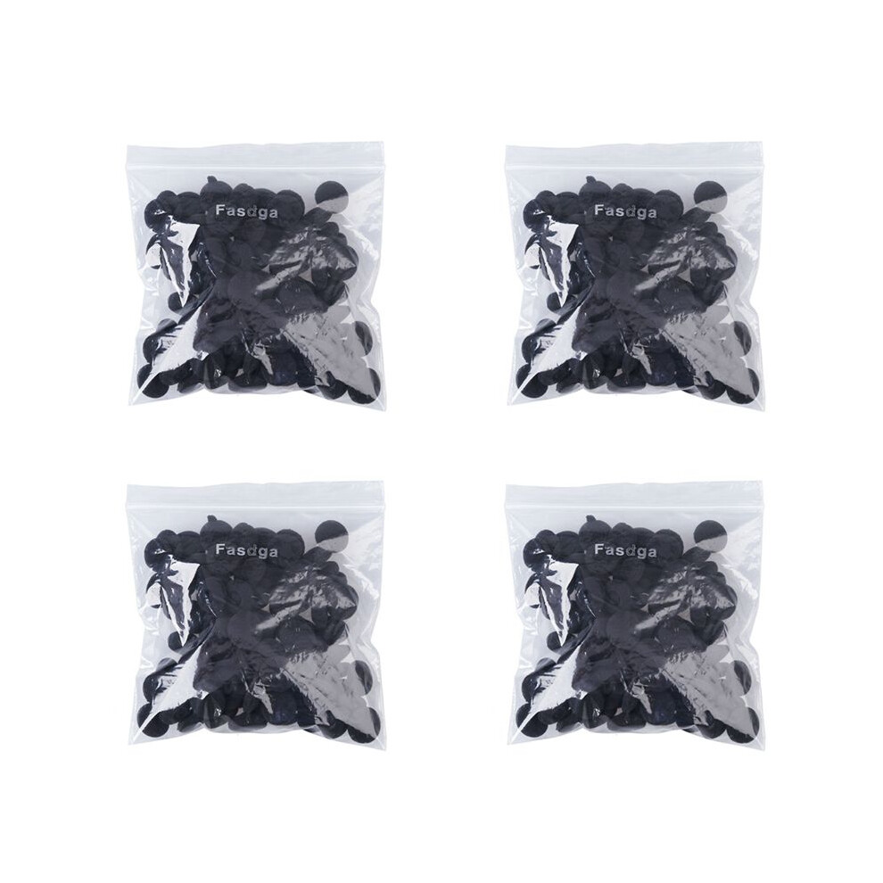 Fasdga 400 Pcs Sponge Earbud Headphone Cap Ear Pads Cover Replacement Black 6134220630496