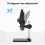 Digital Microscope 4.3in LCD 10MP with 8 LED, 1-1000x Magnification 7