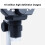 Digital Microscope 4.3in LCD 10MP with 8 LED, 1-1000x Magnification 4