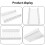 Video Game Storage Stand  for  ONE Game Disc, 12 Slots Game Disc Holder Vertical Storage Rack Display Rack 6
