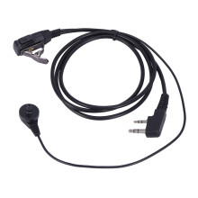 2X 2 Pin Covert Acoustic Air Tube Mic Microphone Earphone Earbud Headset Earpiece Headphone For