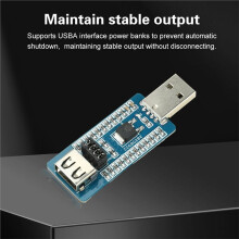 Modulo Anti-Spegnimento con Carico Virtuale per Power Bank USB A, Corrente di Uscita Commutabile, Modulo di Protezione per La Ricarica Della Batteria