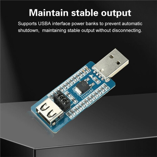 USB A Power Bank Virtual Load Anti-Shutdown Module Switchable Output Current Battery Charging Protection Module 2