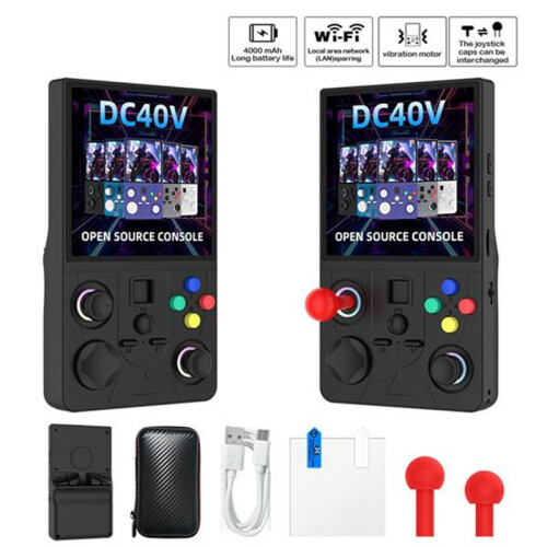 DC40V Retro Handheld Game Console 4.0inch IPS Scherm Linux WiFi GamePad RGB Licht Effect Ondersteunt 30+ Emulators A 1