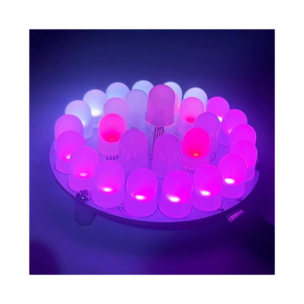 Full-Color LED Lighthouse Kit Touch Control DIY Electronic Kit C51 ...