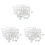 300 Pcs White Soft Sponge Earphone Headphone Ear Pad Cover Replacement 1