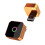 Orange Wireless Carplay Adapter for IOS/Android Fast Connection Zerolatency High-Quality Hands-Free Calling Charger A 1