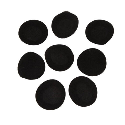 24 Pair 55mm Replacement Earphone Pad Covers for Headset Headphone Black 1