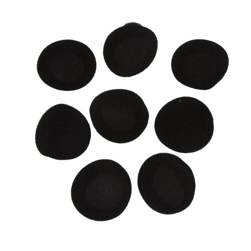 8 Pair 55mm Replacement Earphone Pad Covers for Headset Headphone Black 1
