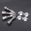 8 Pcs Speaker Spike Isolation Spikes Stand Foot Hifi Speaker Shockproof Cone Base Pads 2