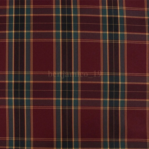 (50) Yarn-Dyed Check Pattern Fabric 100% Polyester 200x150cm Craft Fabric