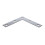 10X Angle Plate Corner Brace Flat L Shape Repair Bracket 80mm X 80mm 5