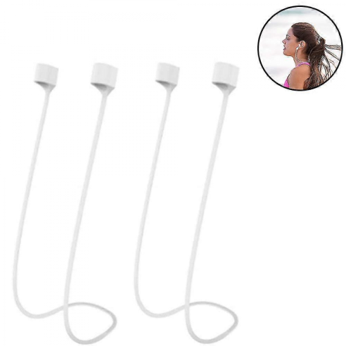 2 ζεύγη μαγνητικών ιμάντων anti-lost για airpods, μαλακό αθλητικό κορδόνι σιλικόνη 1