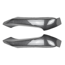 FüR  X3 F25 X4 F26 M Sport 2014-2017 FrontstoßStange Lippenwinkel Diffusor Splitter Spoilerschutz Kohlefasermuster
