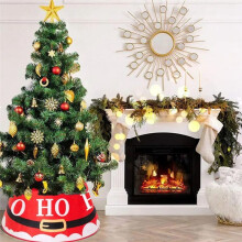 Christmas Tree Decor Surround Base Cover Skirt Foot Colorful Ornament Cartoon for Home Xmas Tree Skirt Party,A