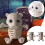 Home Decoration Items Charming Bear Skeleton Table Decoration and Accessories Halloween Venue Layout 5