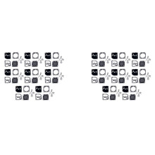 16Set Carburateur Reparatieset Trimmer Onderdelen RB-100 Pakking Membraan voor HS45 FS55 FS38 BG45 MM55 4137 Zama C1Q