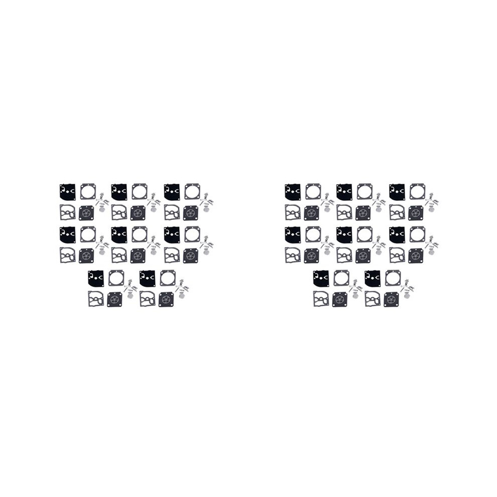 16Set Carburetor Repair Kit Trimmer Parts Rb-100 Gasket Diaphragm For Hs45 Fs55 Fs38 Bg45 Mm55 4137 Zama C1q 6032382751700