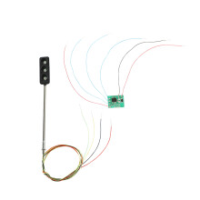 1 Set Verkeerslichtsignaal HO OO Schaal LED-Modelarchitectuurtrein Spoorwegovergang Loopstraat + Printplaat