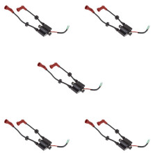 5X Conjunto de Bobina de Encendido Fueraborda Marina para F9.9 13.5 15 20 25HP 40HP Reemplazo de Piezas de Motores 6F5-85570-10, 6F5-85570-11